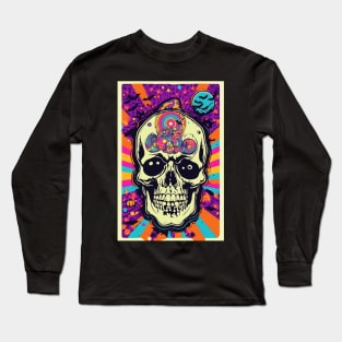 Halloween Skull Long Sleeve T-Shirt